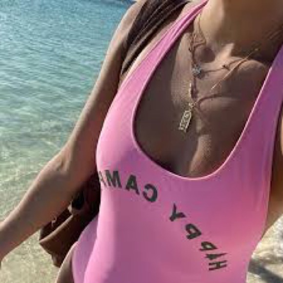 aerie Other - Aerie Happy Camper Graphic One Piece Swimsuit L Long